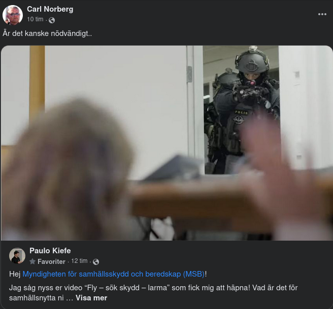 Nödvändigt Rädsloskapande