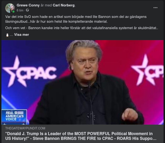 Bannon-Tal På CPAC