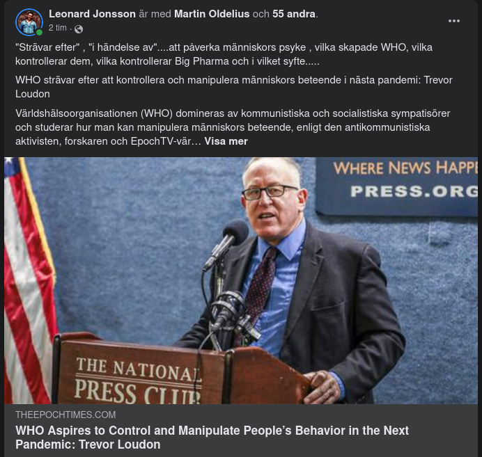 Social Ingenjörskonst Via WHO