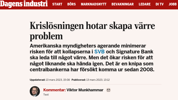 Problemskapande Krislösning