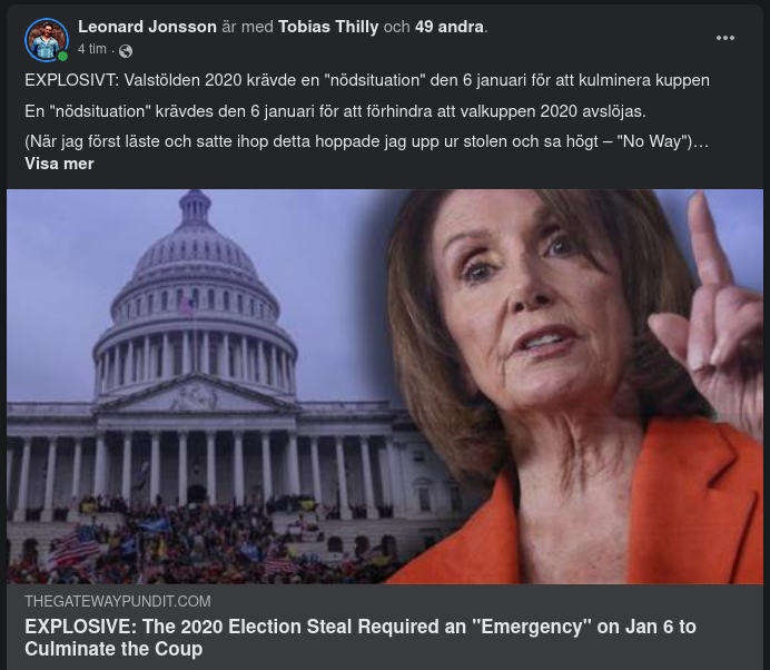 Valstöldsdöljande Januari 6