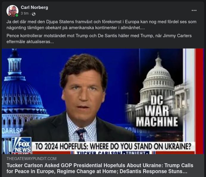 Tucker Frågar Hoppfulla Presidentkandidater