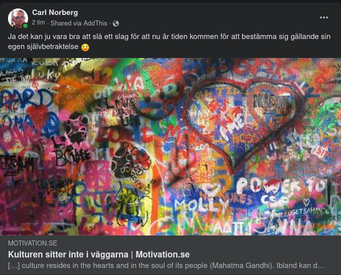 Kulturskapande & Självbetraktelse