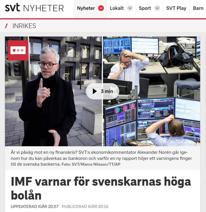 IMF & Svenska Bostadslån