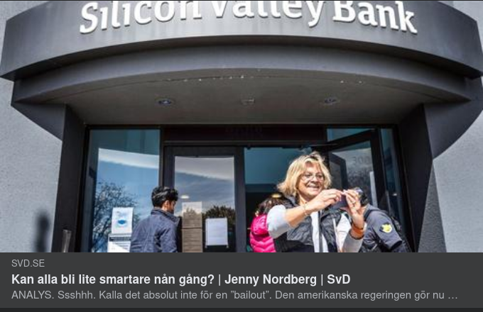 Smart-Jenny Bankar På I SvD