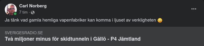 Förlustglid I Gammal Hemlig Vapenfabrik I Gällö