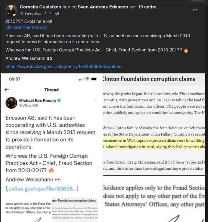Andrew Weissman & Ericsson