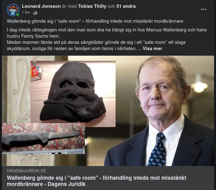 Rättegång Inledd Mot Eldig Wallenberginkräktare