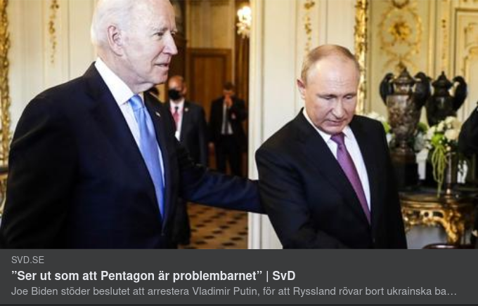 Pentagon Problembarn I SvD