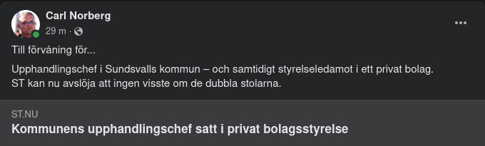 Dubbelstolat I Sundsvall
