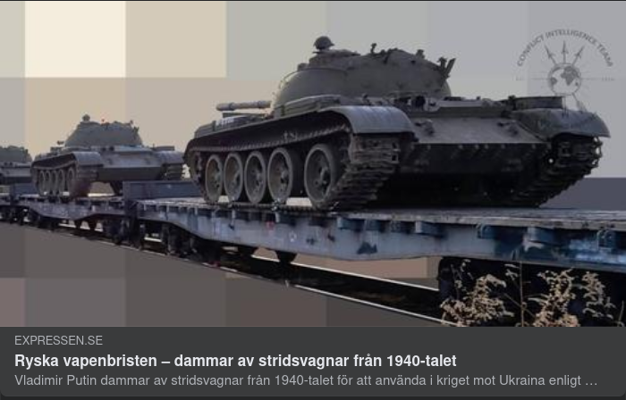 Soxbo & Gamla Ryska Stridsvagnar