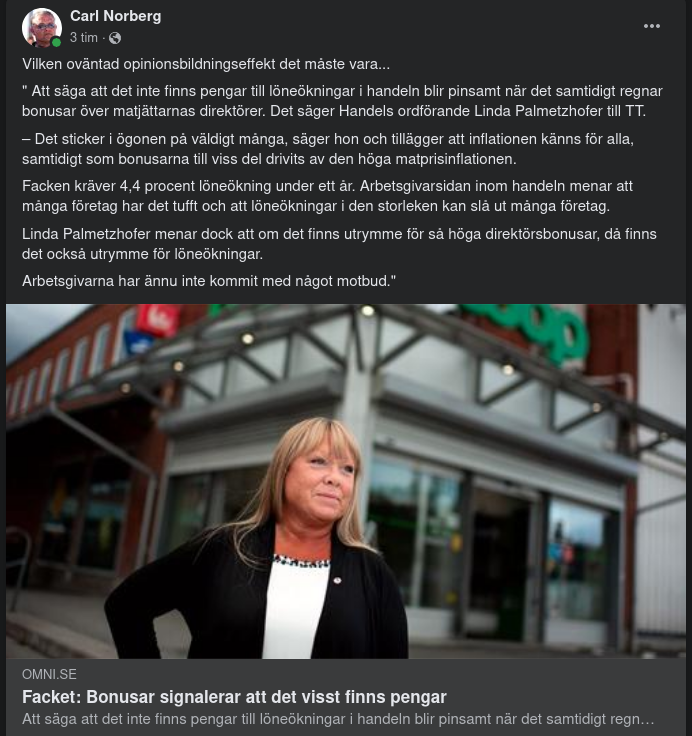 Direktörsbonusar Signalerar Löneökningsutrymme För Facket