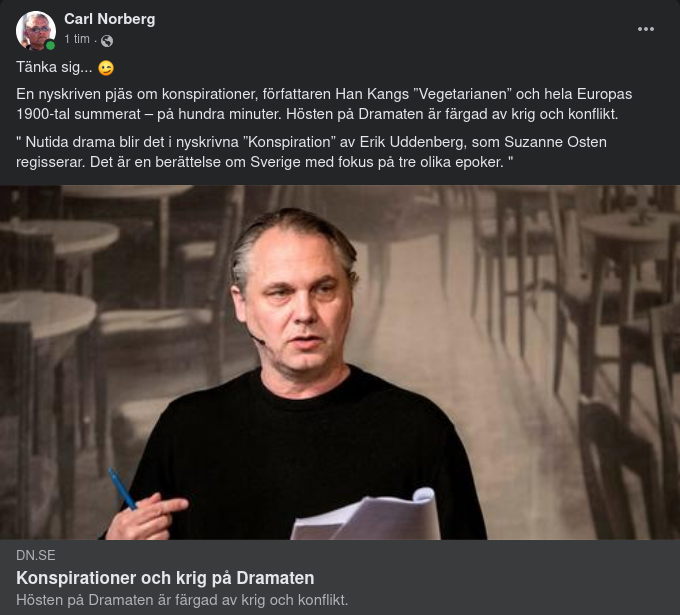 Konspirationer & Krig På Dramaten
