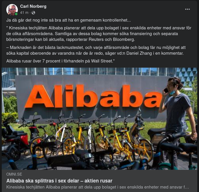 Uppdelningsplanerande Ali Baba