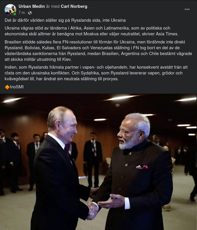 Ryssland, Ukraina & Världen