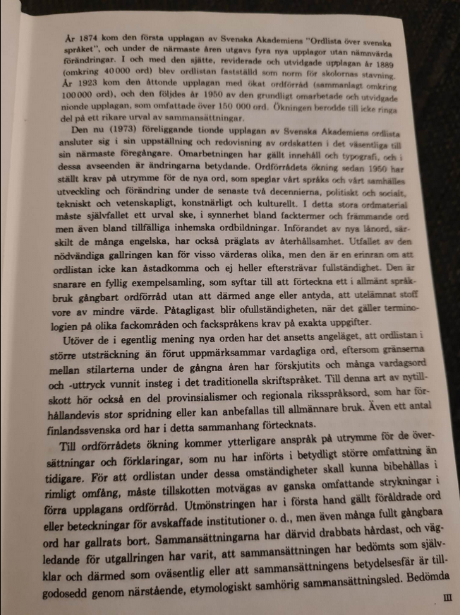 Från 1:a Till 10:e Upplagan Av SAOL