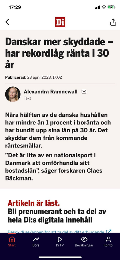 Dansk Hushållsränta