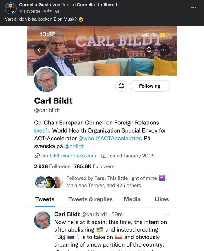 Bildt Utan Blå Twitterbock