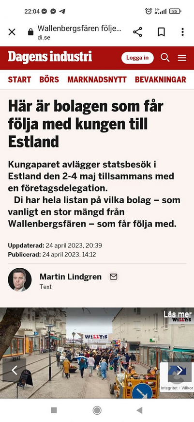 Kungligt Företagsfölje I Estland