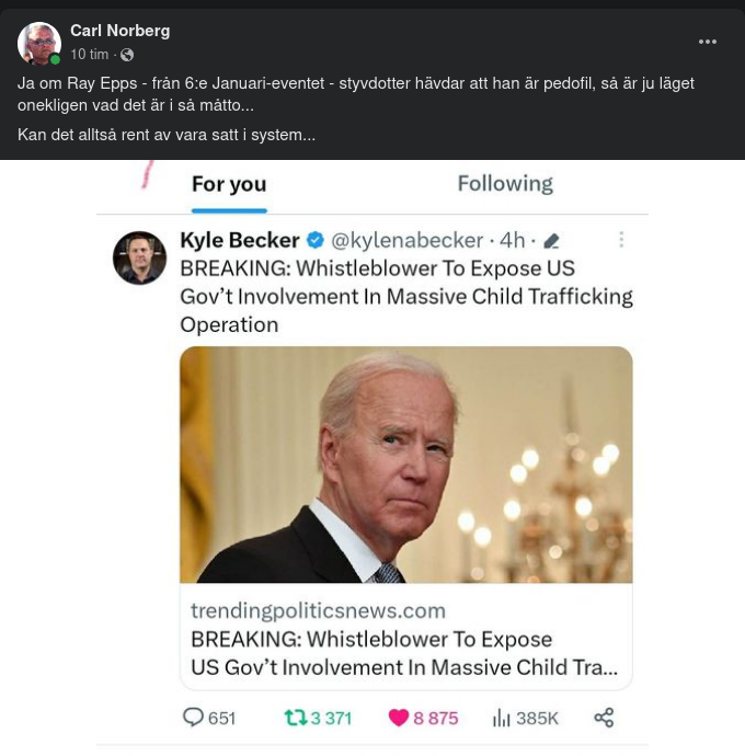 Visselblåsare Om Regeringsinblandning I Massiv Barnhandel