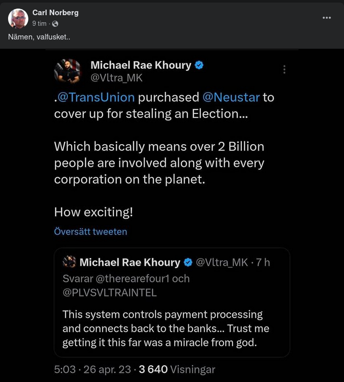 TransUnion, Neustar & Valfusket..