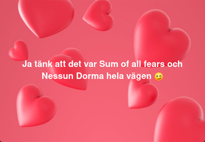 Sum of All Fears & Nessum Dorma