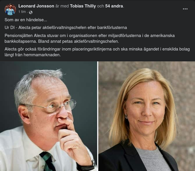 Organisationsomstuvande Alecta