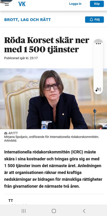 Tjänsteskärande Rött Kors