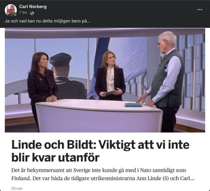 Linde & Bildt Nato-Överens