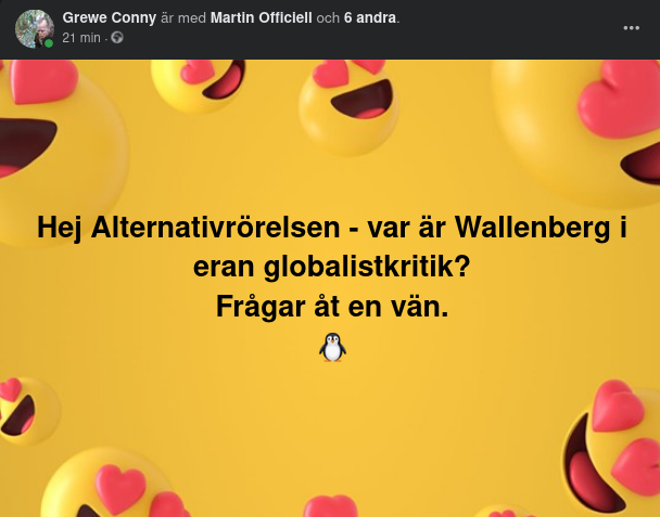 Wallenberg I Alternativ Globalistkritik?..
