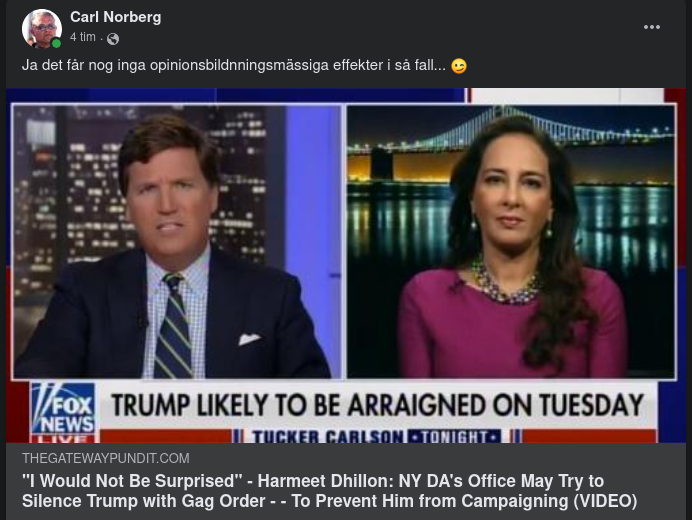 Opinionsbildande Trumphantering