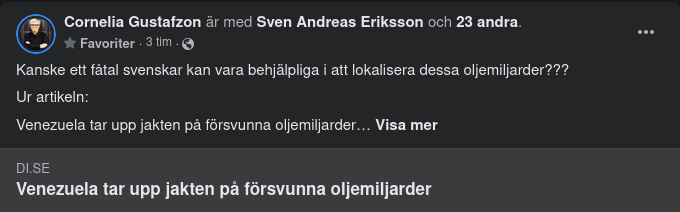 Försvunna Oljemiljarder I Venezuela