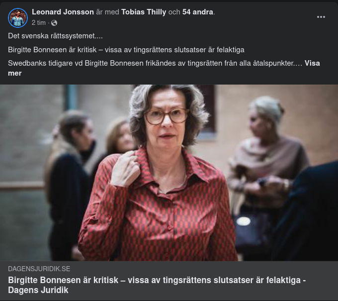Tingsrättskritisk Bonnesen