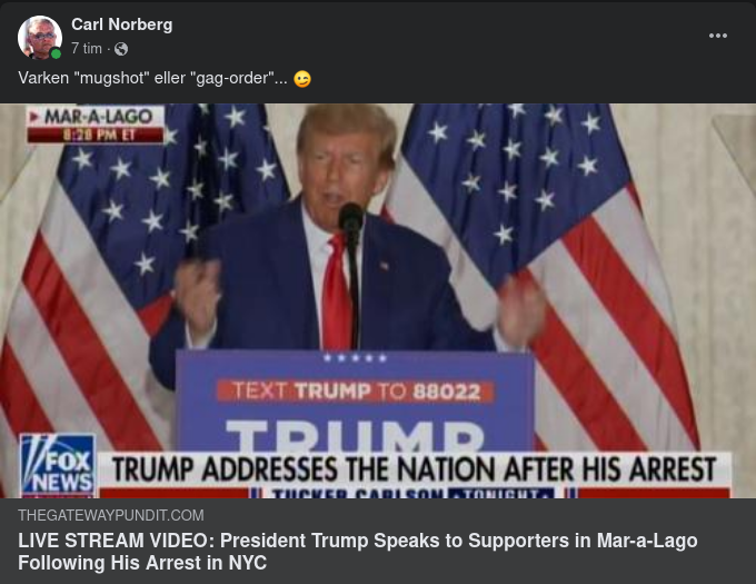 Trump Utan Både Handfängsel & Yttrandeförbud