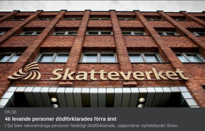 Rekordmånga Levande Dödförklarade