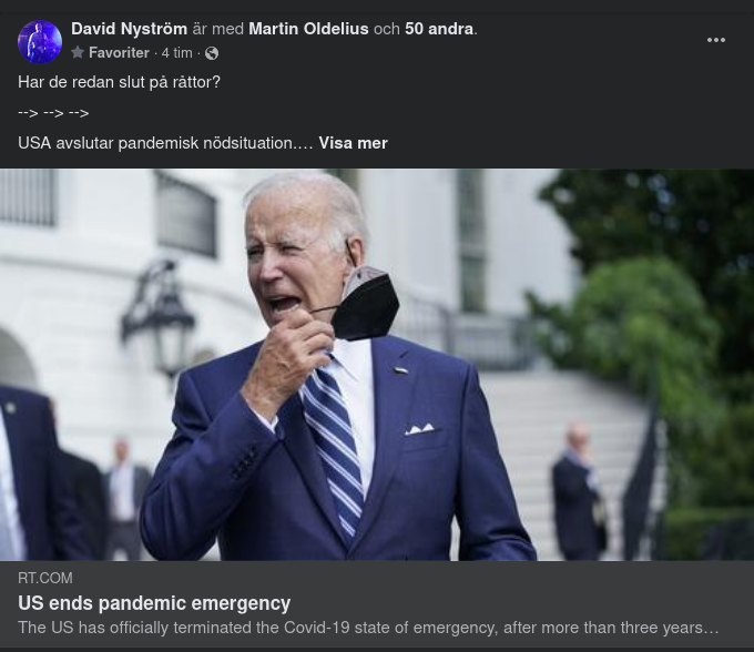 Juridiskt Avslutad Pandeminödsituation I USA