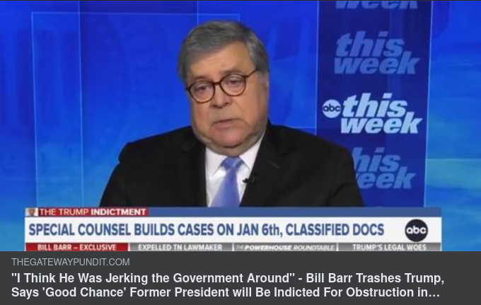 Barr Ser Möjlig Åtalsgrund Mot Trump