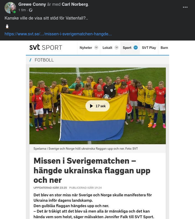 Uppochnedflaggad Fotbollsmatch
