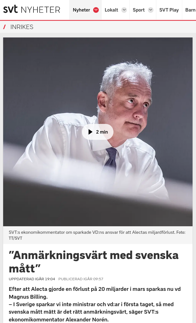 Anmärkningsvärt Svenskt Mätt