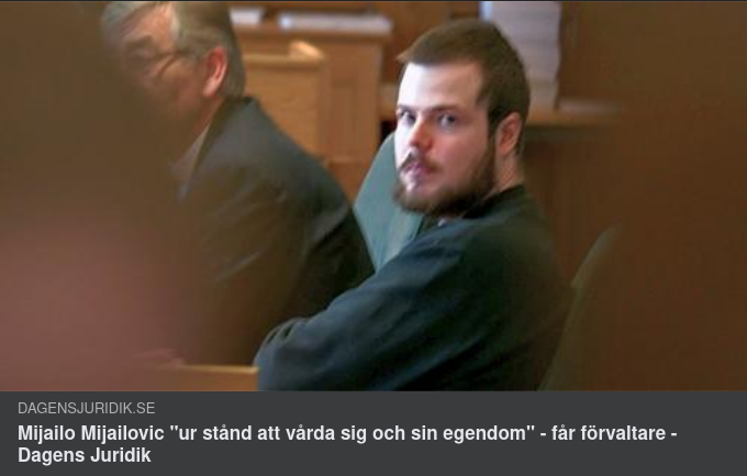 Utredningsarbetande Förvaltare För Mijalovic