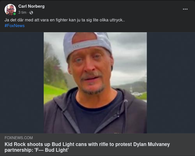 Kid Rock Skjuter Bud Light