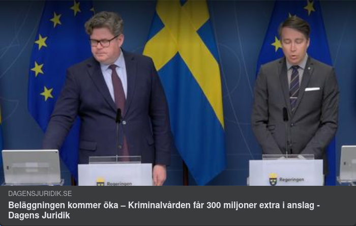 Ökat Kriminalvårdsanslag