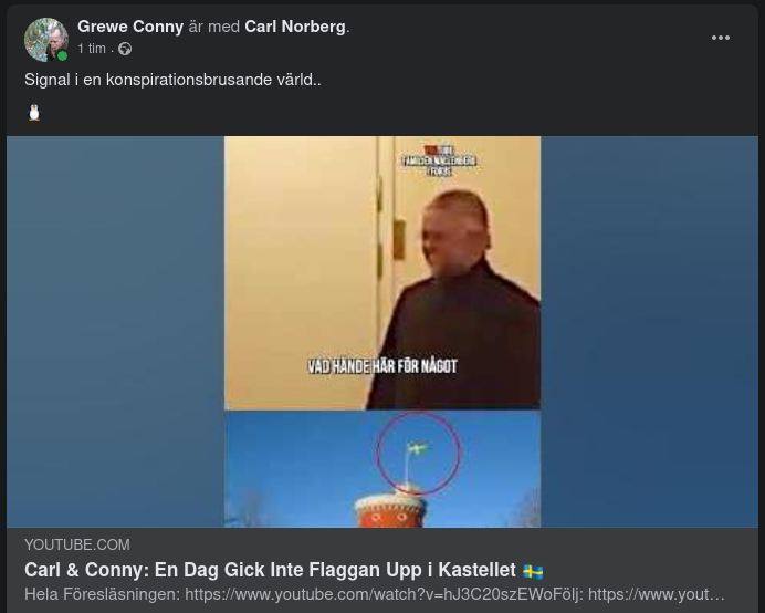 En Dag Gick Inte Flaggan Upp På Kastellet