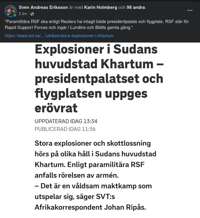 Väpnad Maktkamp I Sudan
