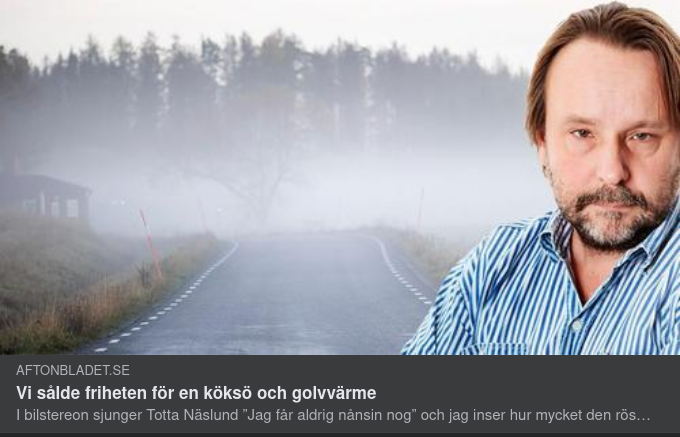 Såld Frihet I Aftonslasket