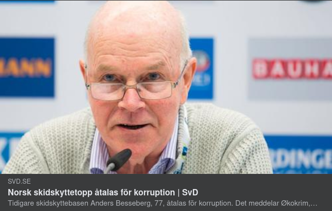 Korruptionsåtal Mot Norsk Skidskyttetopp