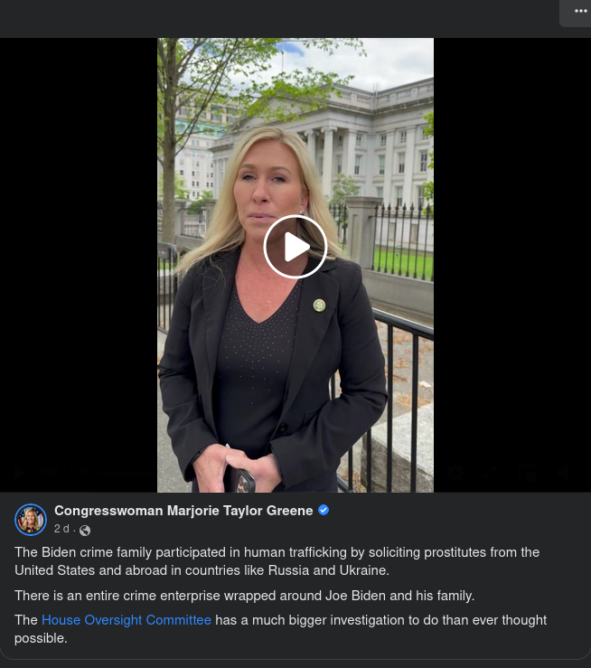 Marjorie Om Bidens Brottsfamilj