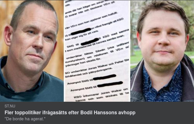 Ifrågasatta Efter Bodils Avhopp