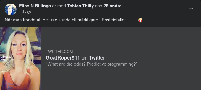 Än Märkligare I Epstein-Fallet