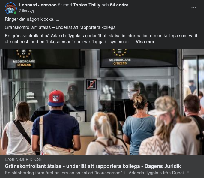 Kollegial Rapporteringsunderlåtenhet